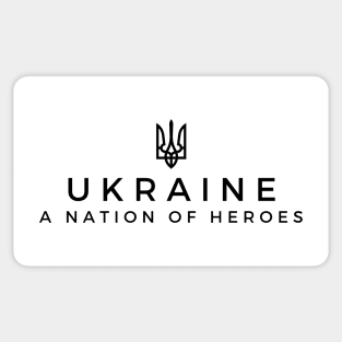 Ukraine A Nation of Heroes Sticker